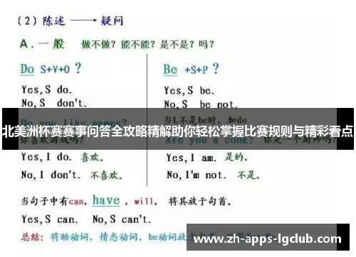 北美洲杯赛赛事问答全攻略精解助你轻松掌握比赛规则与精彩看点 北美洲杯赛赛事问答全攻略精解助你轻松掌握比赛规则与精彩看点